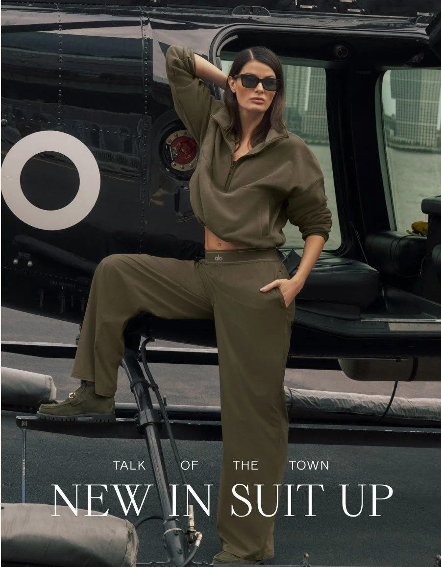 TALK OF THE TOWN. NEW IN SUIT UP