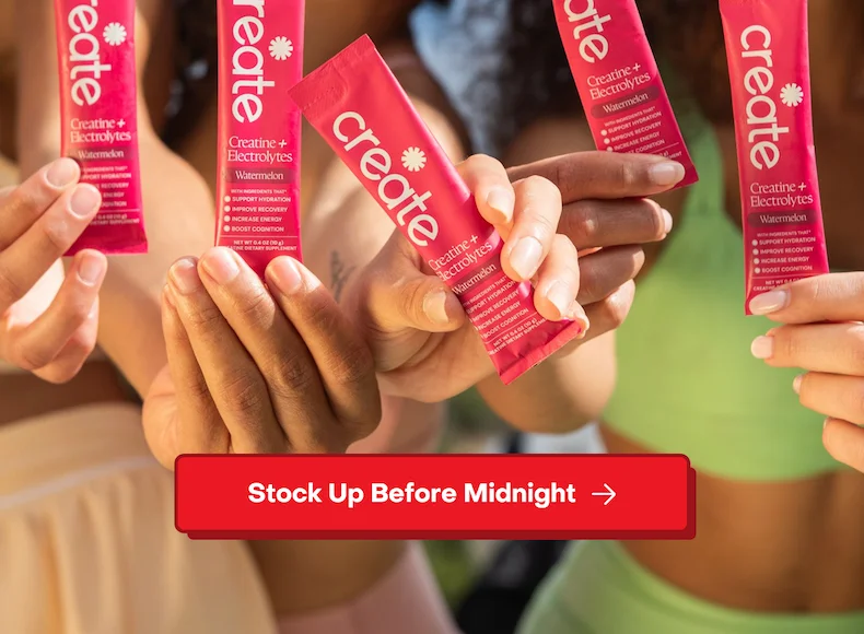 Stock up before midnight.