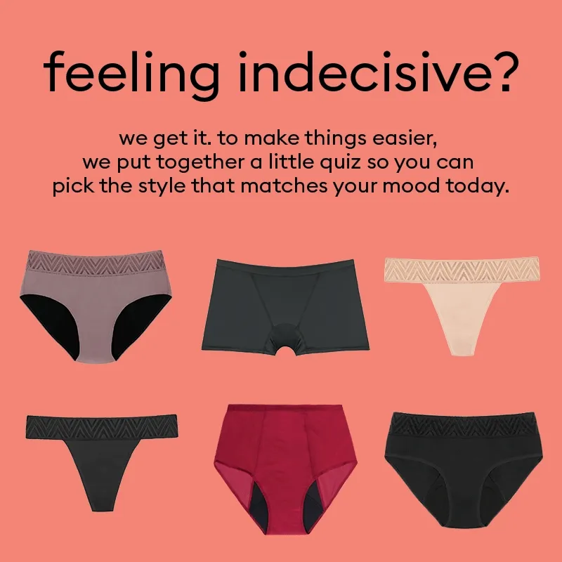 feeling indecisive? we get it. to make things easier, we put together a little quiz so you can pick the style that matches your mood today.