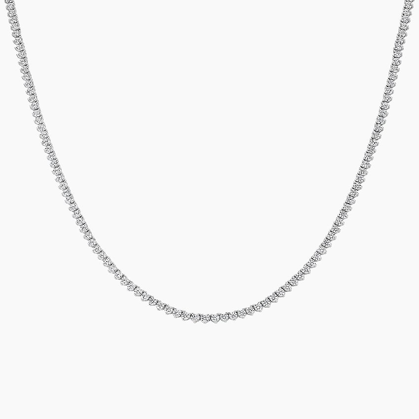 Lab Diamond Tennis Necklace