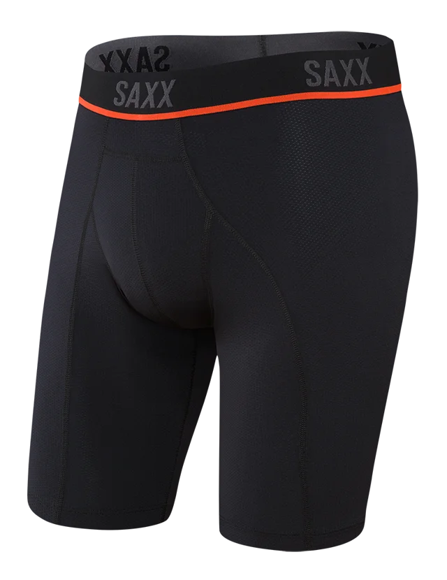 Kinetic Light-Compression Mesh Long Boxer Brief