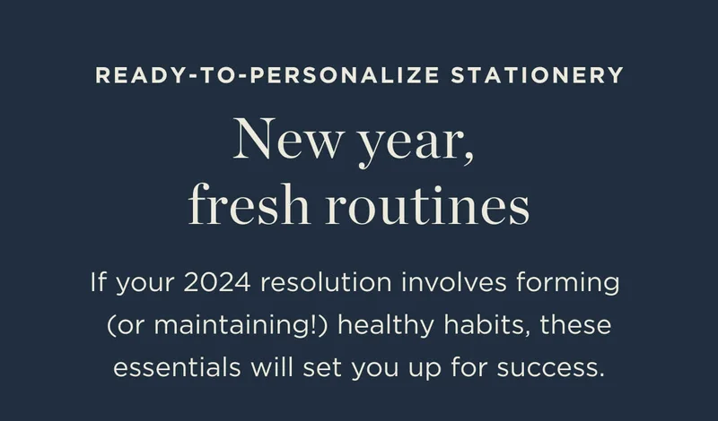 New Year, Fresh Routines