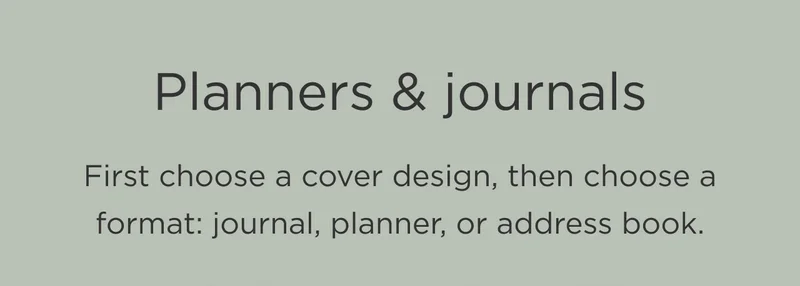 Planners & Journals