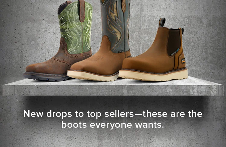 New drops to top sellers—these are the boots everyone wants.