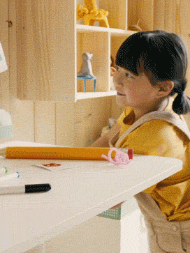 Child playing in their room