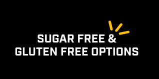 SUGAR FREE & GLUTEN FREE OPTIONS