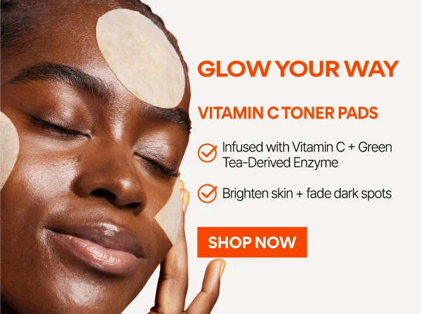 Green Tea Enzyme Vitamin C Brightening Toner Pads - 20 count