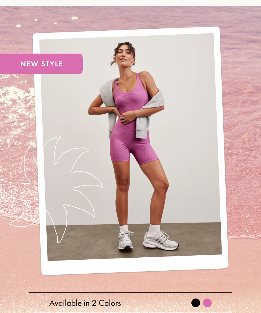 Routine Ribbed Biker Jumpsuit