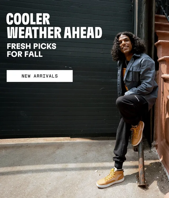 Cooler weather ahead. Fresh picks for fall. New arrivals.