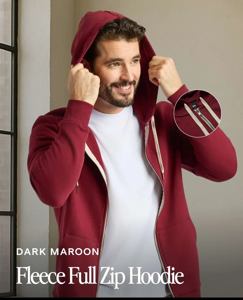 Fleece Full Zip Hoodie