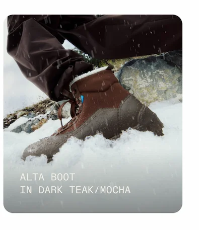 Alta Boot in Dark Teak/Mocha
