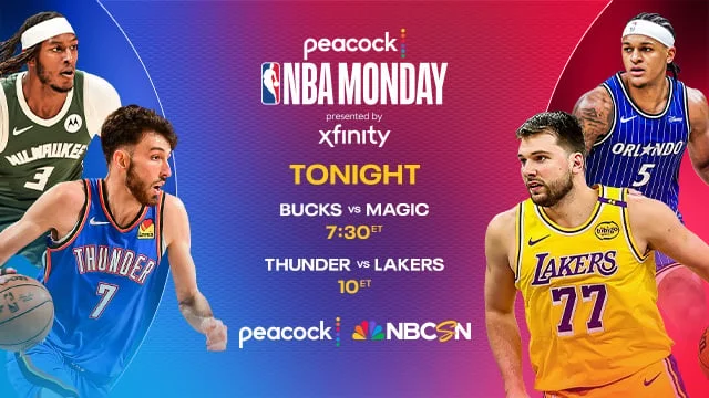 Bucks vs Magic, Thunder vs. Lakers