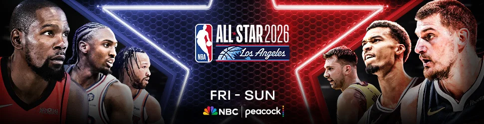 NBA All-Star Weekend Friday-Sunday on NBC & Peacock