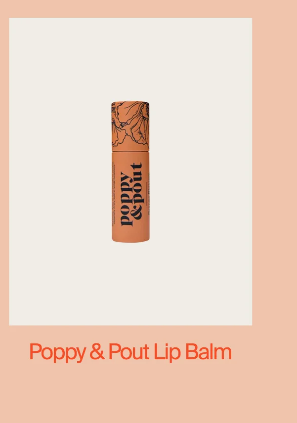Lip Balm, Poppy & Pout