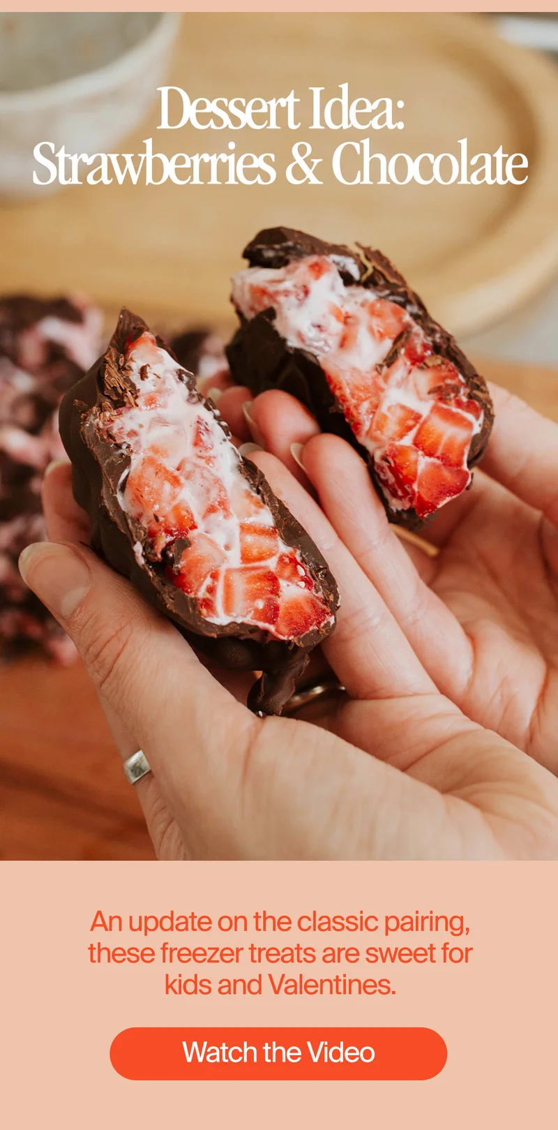 Dessert Idea: Strawberries and chocolate