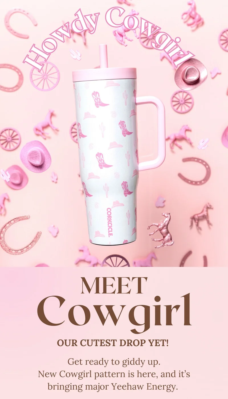 NEW Cowgirl drinkware