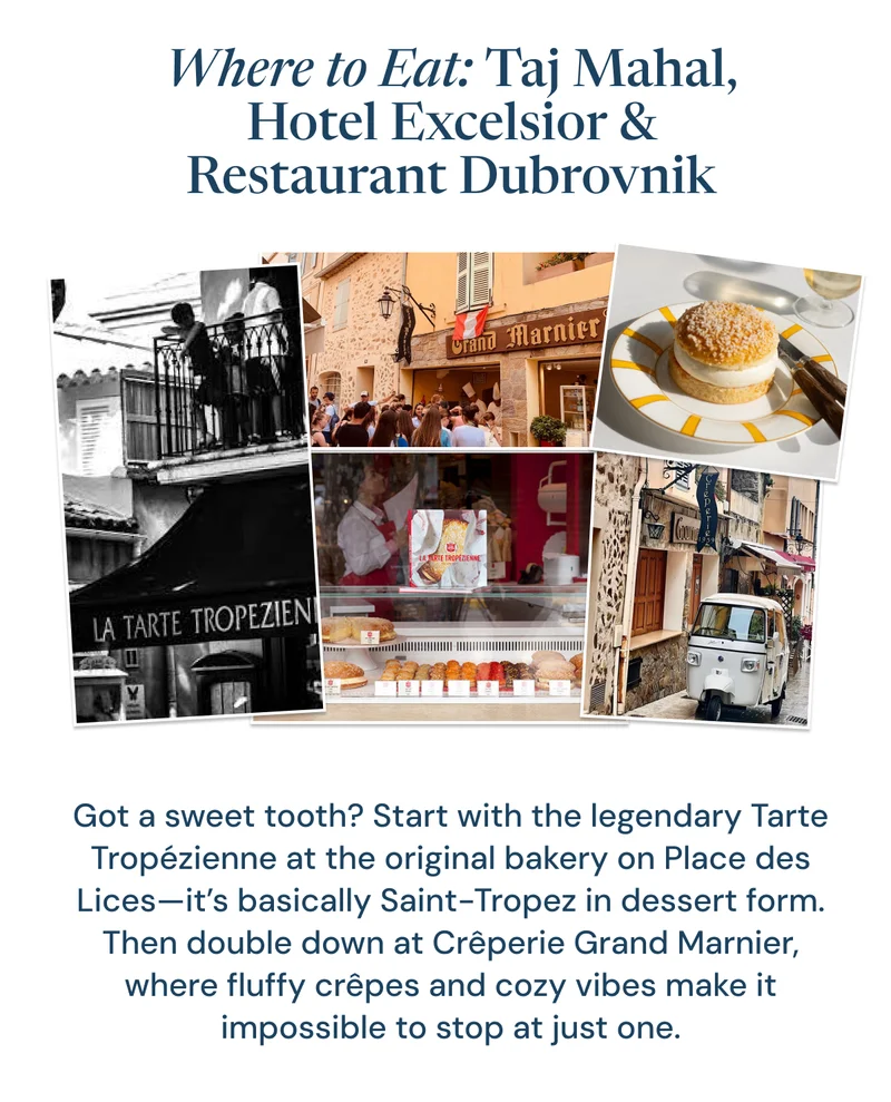 Where to Eat: Taj Mahal, Hotel Excelsior & Restaurant Dubrovnik