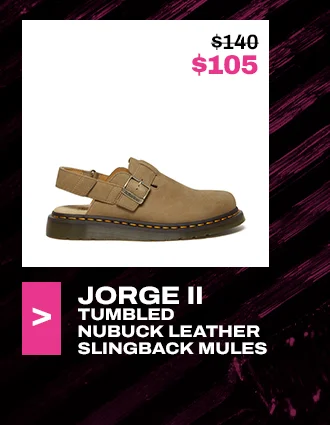 Jorge II Tumbled Nubuck Leather Slingback Mules