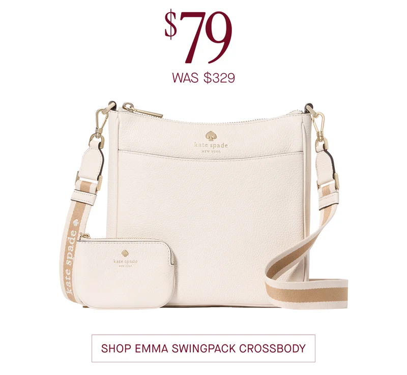 $79 was $329. Shop Emma swingpack crossbody