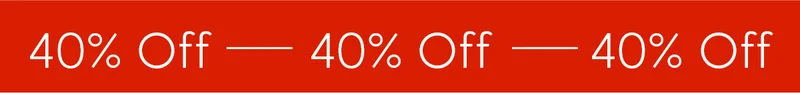 40% Off