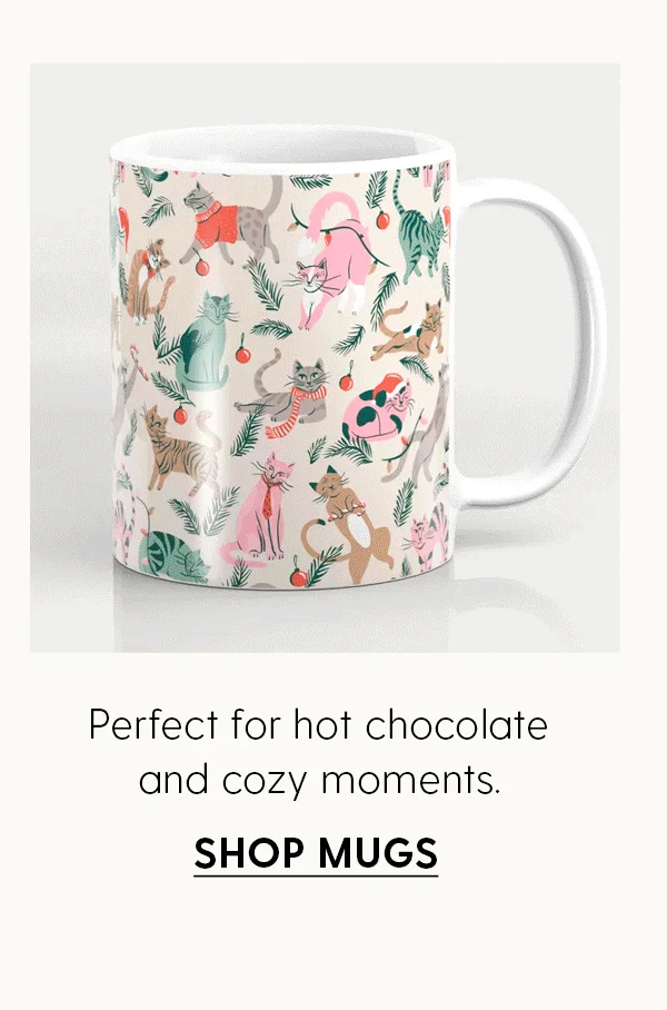 Perfect for hot chocolate and cozy moments. | Shop Mugs