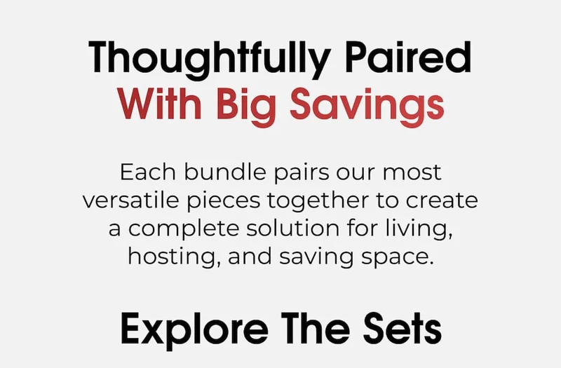 THOUGHTFULLY PAIRED WITH BIG SAVINGS