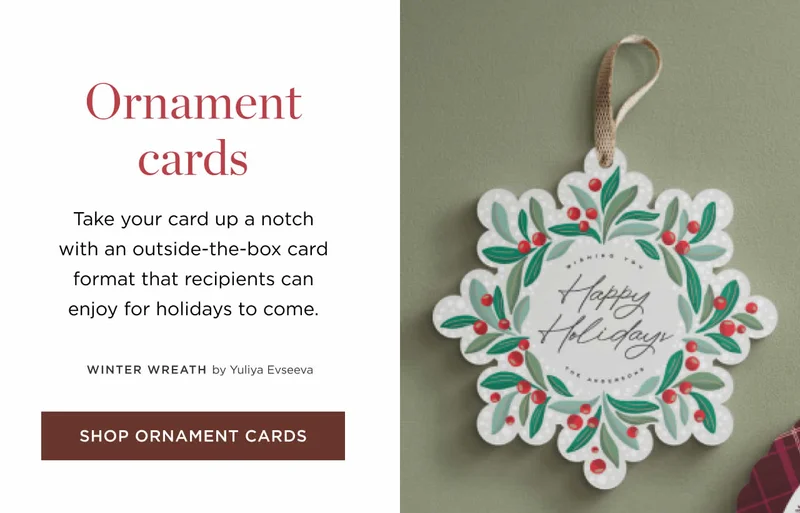 Shop Ornament Cards