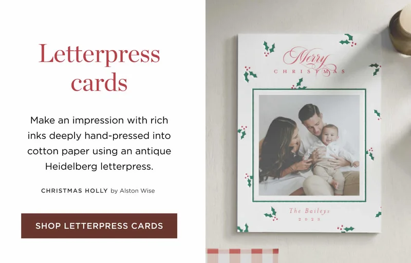 Shop Letterpress Cards