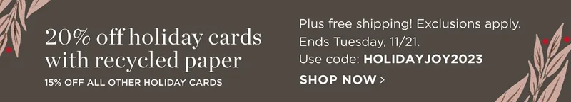 Shop Foil-Pressed Holiday Cards