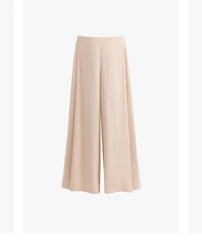 Linen Pleated Pant Sand