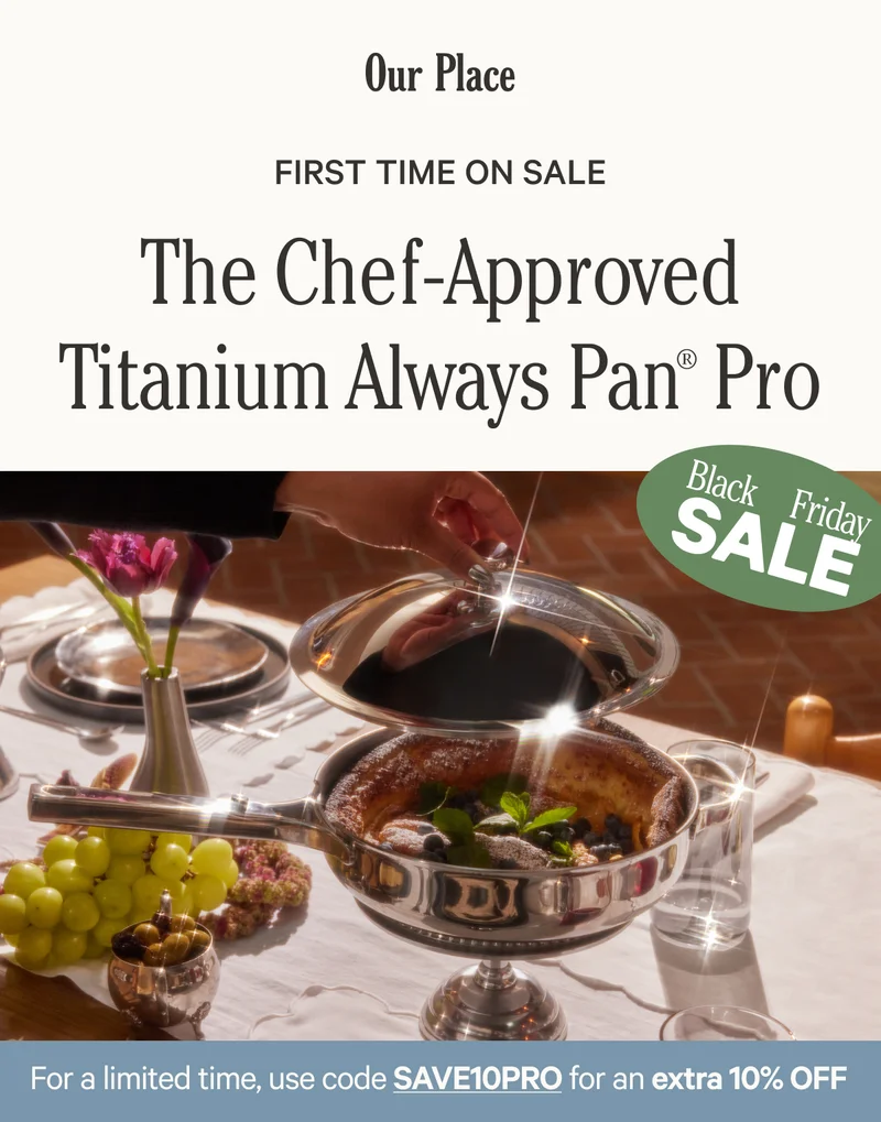 Our Place - The Chef-Approved Titanium Always Pan Pro - First Time On Sale