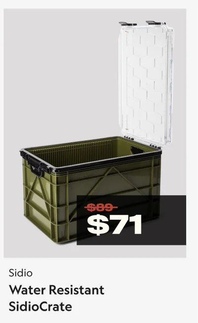 Water Resistant SidioCrate