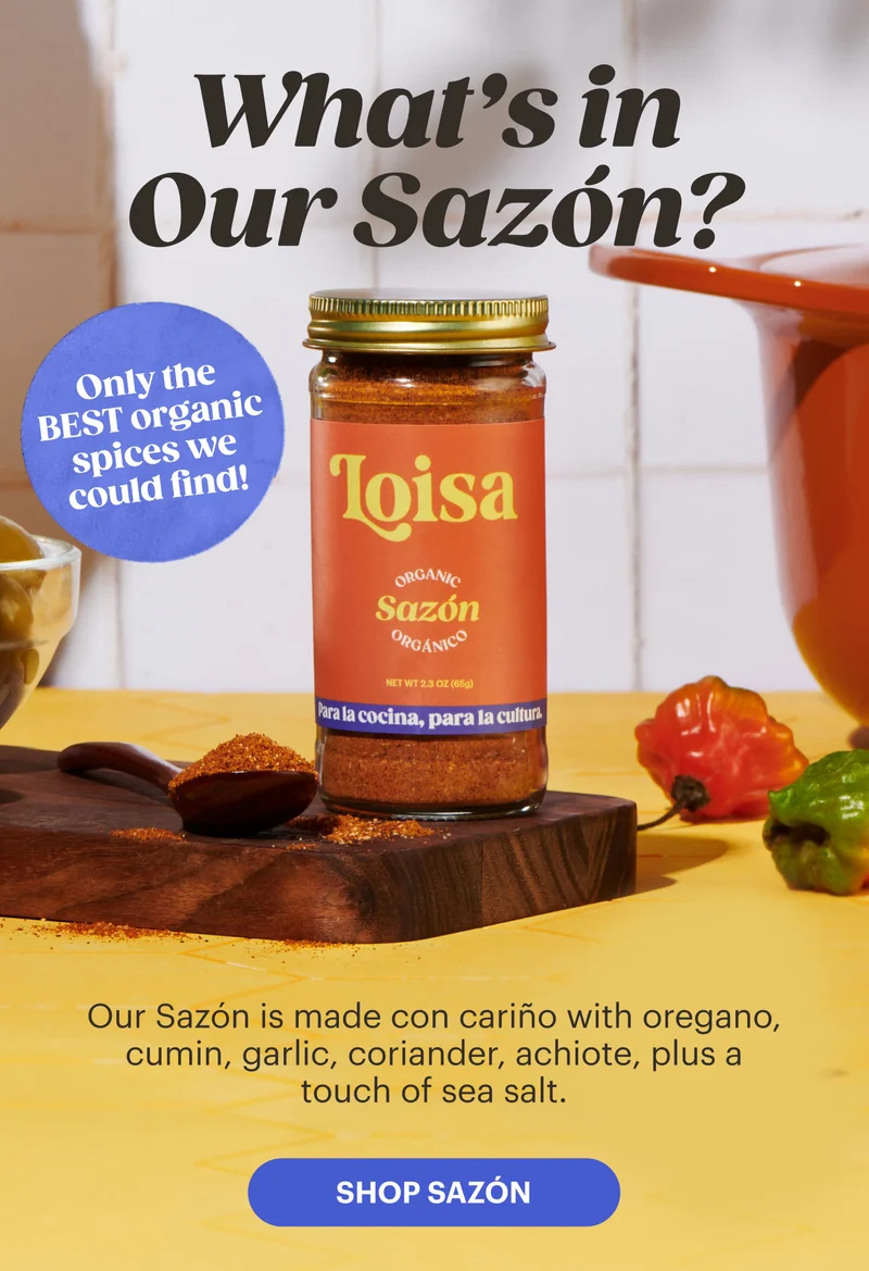 What’s in Our Sazón?  SHOP SAZON