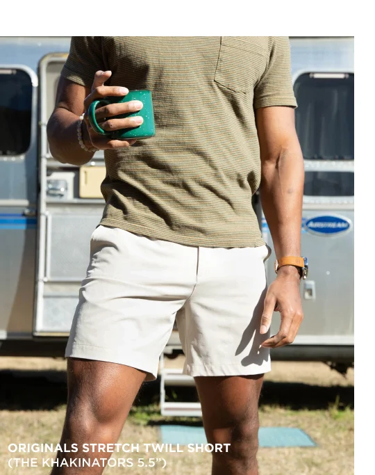 Original Stretch Twill Shorts: The Khakinators 5.5"