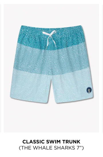Classic Swim Trunk: The Whale Sharks 7"