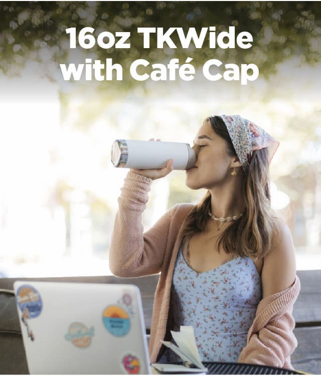 16oz TKWide with Cafe Cap