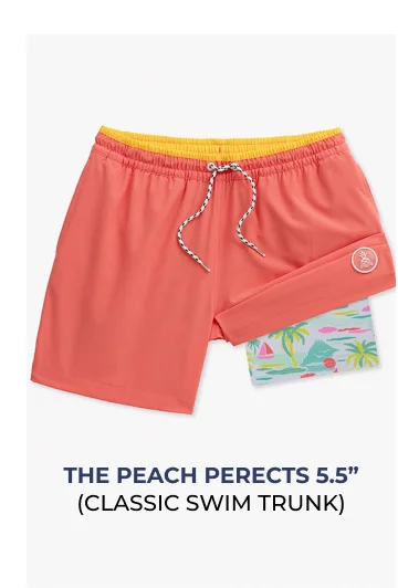 Classic Swim Trunk: The Peach Perfects 5.5"