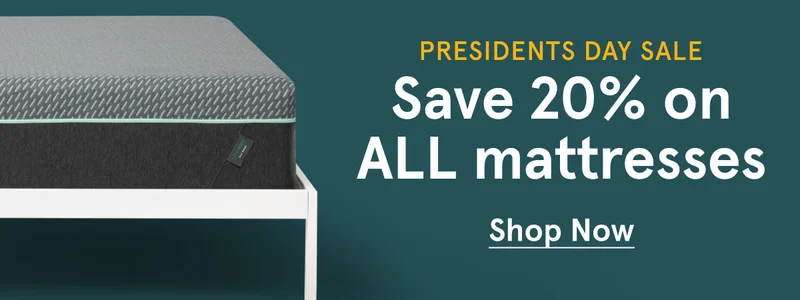Presidents Day Sale | Save 20% on ALL Mattresses | Shop Now