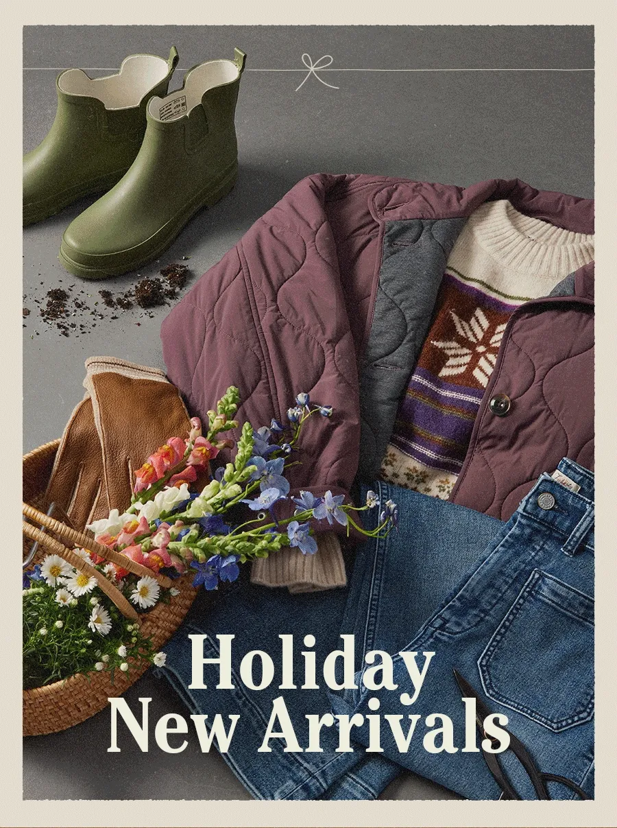 Holiday New Arrivals Shop Now