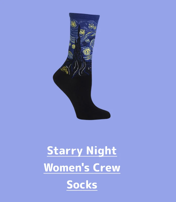 Starry Night Women's Crew Socks