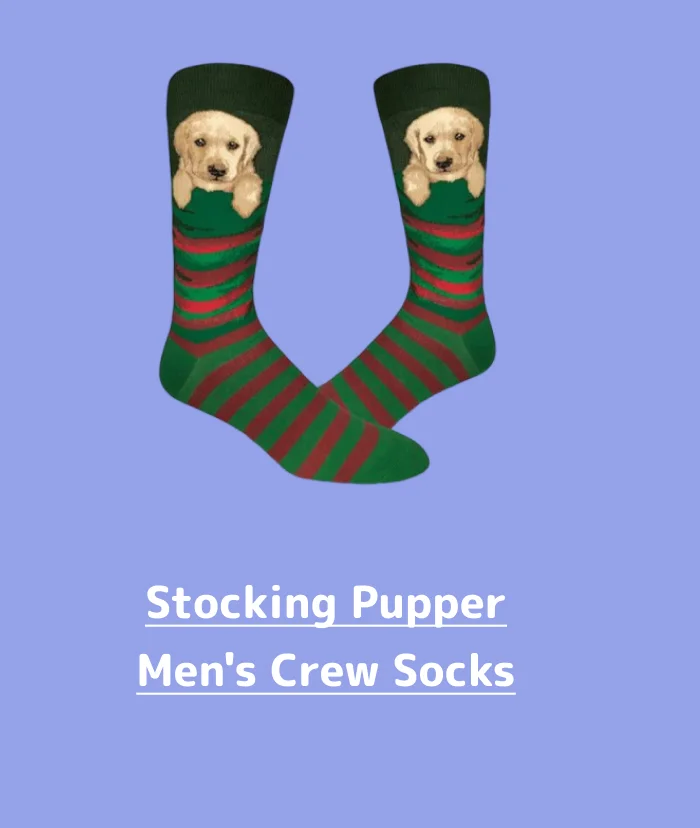 Stocking Pupper Men's Crew Socks