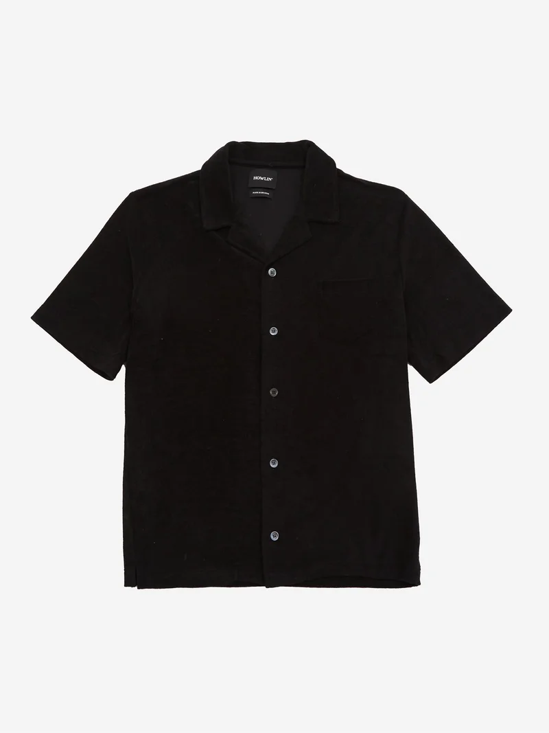 Image of Howlin Cocktail In Towel Shirt - Black