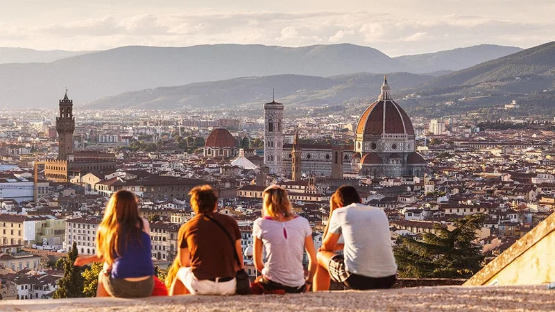 Image description: Florence and the Basilica di Santa Maria del Fiore, Italy.