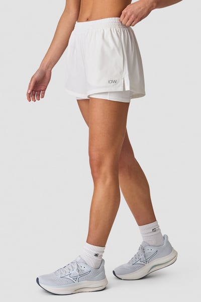 Image of Mirage Cardio 2-in-1 Shorts W White Snow