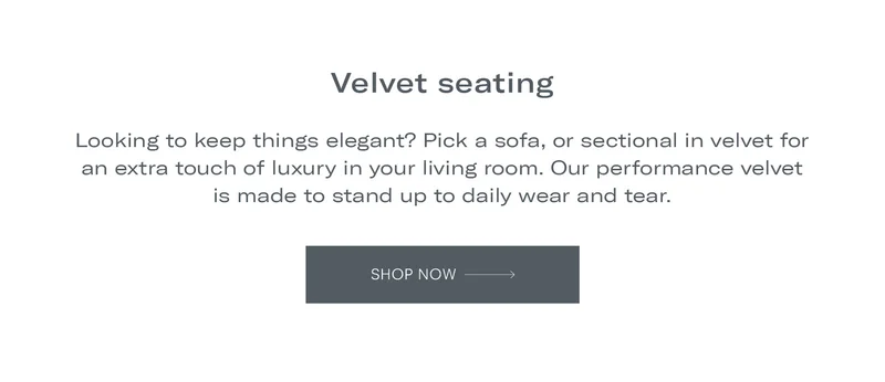 Velvet Seating