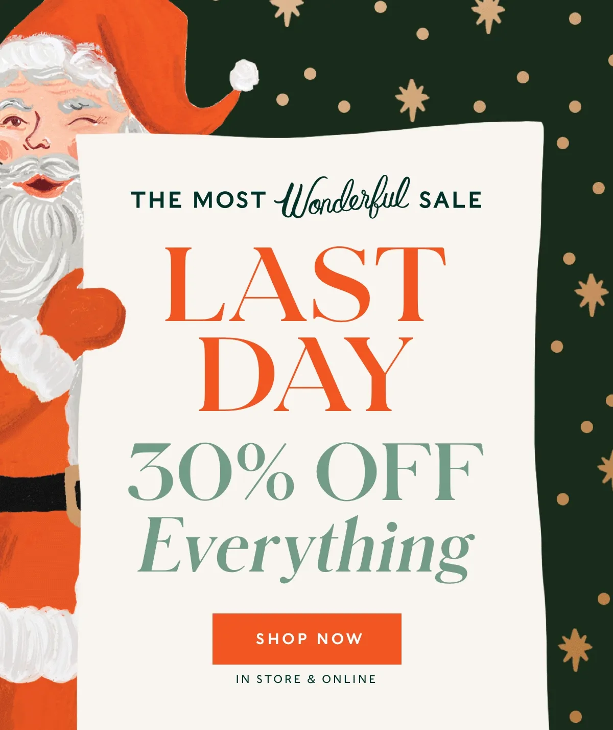30% Off Everything