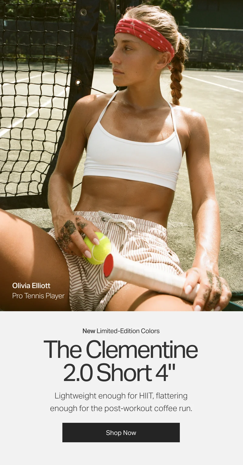 New Limited-Edition Colors: The Clementine 2.0 Short