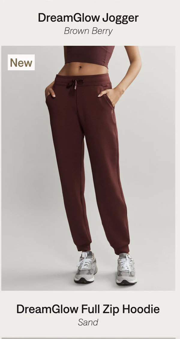 DreamGlow Jogger: Brown Berry