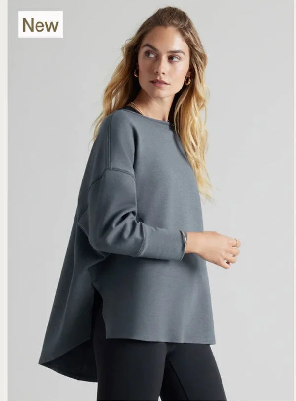 DreamGlow Pullover: Blue Slate