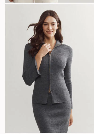 Porto Merino Blend Full Zip Sweater